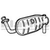 KLARIUS 210188 Middle Silencer